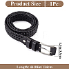 Braided Imitation Leather Chain Belts AJEW-WH20020-053B-2