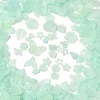 Frosted Transparent Acrylic Beads OACR-U006-03C-1