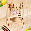 Wooden Earring Display Stands EDIS-WH0035-03D-6