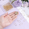 120Pcs 304 Stainless Steel Hoop Earrings STAS-BBC0009-67-3