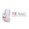 Rectangle with Word Thank You Paper Stickers DIY-B041-28C-1