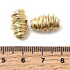 Vortex Spiral Brass Beads KK-Z137-18G-3