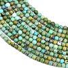 Natural HuBei Turquoise Beads Strands G-D100-A01-3mm-4