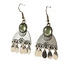 Alloy Resin Chandelier Earrings for Women WG10698-01-5