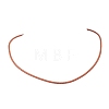 3MM Punk Rock Round Braided Leather Cord Necklaces NJEW-JN05861-02-3