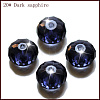 Imitation Austrian Crystal Beads SWAR-F068-6x8mm-20-1