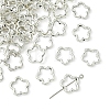 50Pcs Tibetan Style Alloy Bead Frame TIBEB-FS0001-10AS-1
