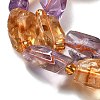 Natural Citrine & Amethyst Beads Strands G-H074-C01-02-3