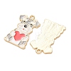 Alloy Enamel Pendants AL-CBA5FAE-05G-B-3