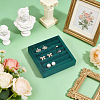 MDF Covered with Velvet Ring Organizer Display Trays RDIS-WH0011-39A-4