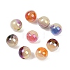 Two Tone Opaque Acrylic Beads OACR-B051-02A-1