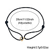Braided Nylon Cord Adjustable Bracelets BH8898-1-2