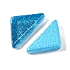 Mixed Shape with Glitter Powder Mosaic Tiles Glass Cabochons DIY-P045-06-3