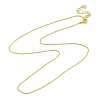 Rack Plating Brass Ball Chain Necklaces NJEW-K256-02G-1