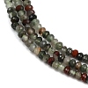 Natural African Bloodstone Beads Strands G-S388-A02-1x2mm-4