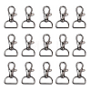 Zinc Alloy Swivel D Rings Lobster Claw Clasps X1-E341-8-B-1