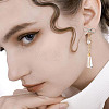 GOMAKERER 24Pcs Brass Earring Hooks KK-GO0001-46-7