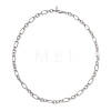7MM 304 Stainless Steel Figaro Chains Chain Necklaces for Women NJEW-JN05925-4