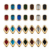 Kissitty 104pcs 13 style Electroplate Glass Beads Strands EGLA-KS0001-01-12