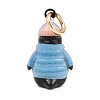 Brass Enamel Pendants KK-CBADA45-02G-01-3
