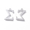 Tarnish Resistant 304 Stainless Steel Charms LS-STAS-K215-21P-2