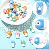 16Pcs Handmade Porcelain Ceramic Beads PORC-FS0001-68B-2