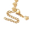 304 Stainless Steel Chain Bracelet for Women BJEW-I313-05-3