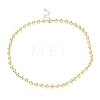 Rack Plating Brass Ball Chain Necklaces for Women NJEW-G102-01C-G-1