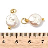 Natural Baroque Keshi Pearl Pendants PALLOY-JF05713-3
