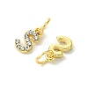 Rack Plating Alloy Rhinestone Pendants PALLOY-S187-01S-2