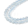 Grade A Natural Aquamarine Round Bead Strands G-L417-13-A01-3