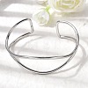 304 Stainless Steel Cuff Bangles for Women BJEW-Z150-01P-02-2