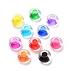 Transparent Acrylic European Beads X-TACR-P009-C01-1