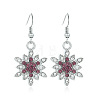 Snowflake Alloy Dangle Earrings FS-WGD9918-22-1