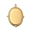 Ion Plating(IP) 304 Stainless Steel Pendant Cabochon Settings X-STAS-H225-03G-1