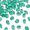 Faceted Natural Green Onyx Agate(Dyed & Heated) Cabochons G-I295-05C-16B-04-1