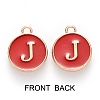 Golden Plated Enamel Alloy Charms ENAM-SZ0001-26C-J-3