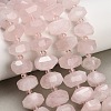 Natural Rose Quartz Beads Strands GG-CBAC18C-A02-02-1