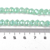 Baking Electroplate Glass Beads Strands X1-DGLA-A039-J6MM-B07-4