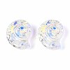 140Pcs Electroplate Glass Charms EGLA-T029-05B-3