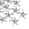 SHEGRACE Brass Colorful Cubic Zirconia Charms XGRQ3P471-599P-1