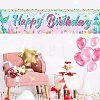 Polyester Hanging Banners Children Birthday AJEW-WH0190-025-7