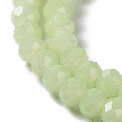 Baking Painted Imitation Jade Glass Bead Strands DGLA-A034-J10mm-A21-1