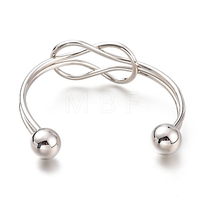 304 Stainless Steel Cuff Bangles BJEW-M284-07-1