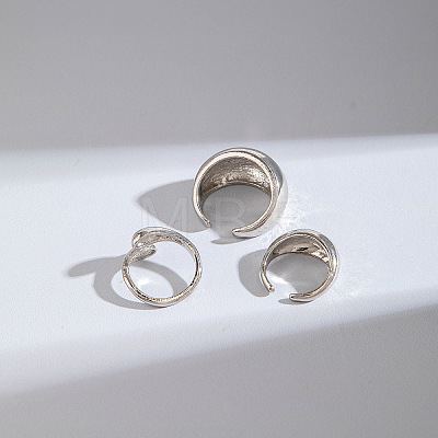 3Pcs Alloy Finger Rings Sets WG7802C-28-1