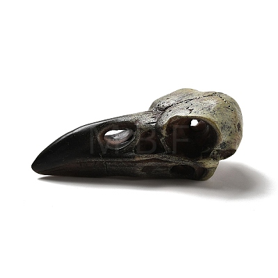 Crow Raven Bird Skull Resin Home Display Decoration RESI-A018-01A-1