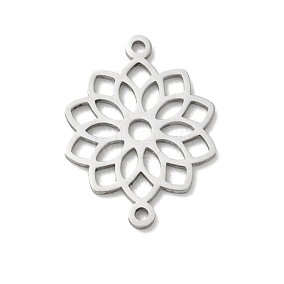 Chakra 304 Stainless Steel Connector Charms SA-CBA28C1-01F-P-1