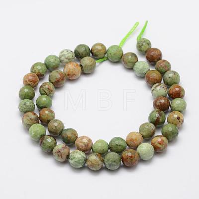 Natural Green Opal Beads Strands G-K209-05A-10mm-1