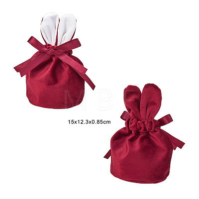 Velvet Jewelry Bags with Drawstring TP-CJC0001-02C-1