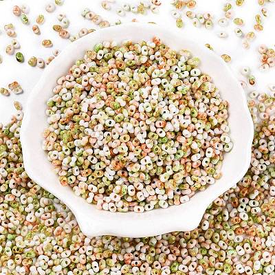 Baking Paint Glass Seed Beads SEED-C003-01J-1